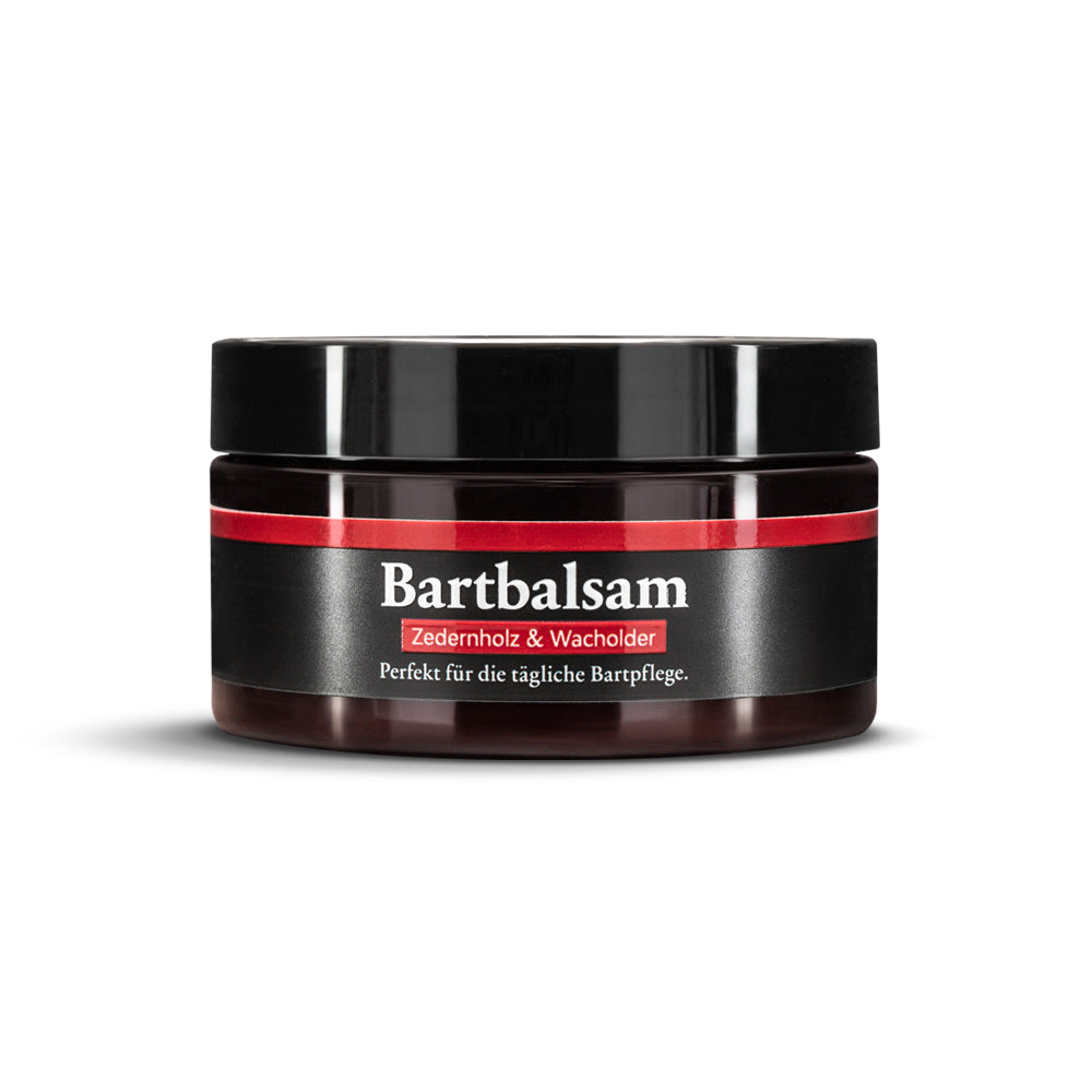 Das Bartbalsam von der Brooklyn Soap Company pflegt und formt den Bart mit natürlichen Inhaltsstoffen. Mit Zedernholz und Wacholder verleiht es dem Bart einen angenehmen Duft, spendet Feuchtigkeit und sorgt für eine geschmeidige, gepflegte Bartstruktur – ideal für die tägliche Bartpflege