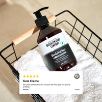 Brooklyn Soap Company hochwertige Bodylotion mit natürlichen Ölen mit positiven Kundenbewertungen.