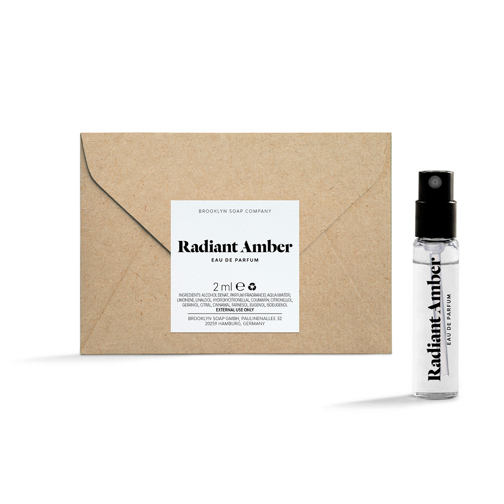 Das elegant-strahlende Parfum für Männer von der Brooklyn Soap Company zum Testen. 