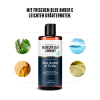 Blue Amber & Cedar Body Wash