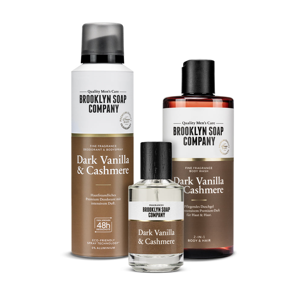 Dark Vanilla & Cashmere Routine Set